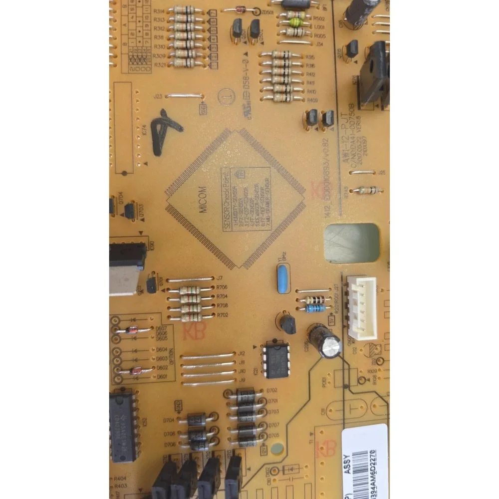 Samsung DA92-00384N Refrigerator Main Control Board, PCB Assembly